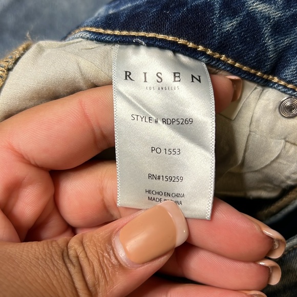 Women’s New Risen Jeans Sierra Mid Rise Tapered Jeans - Picture 7 of 8